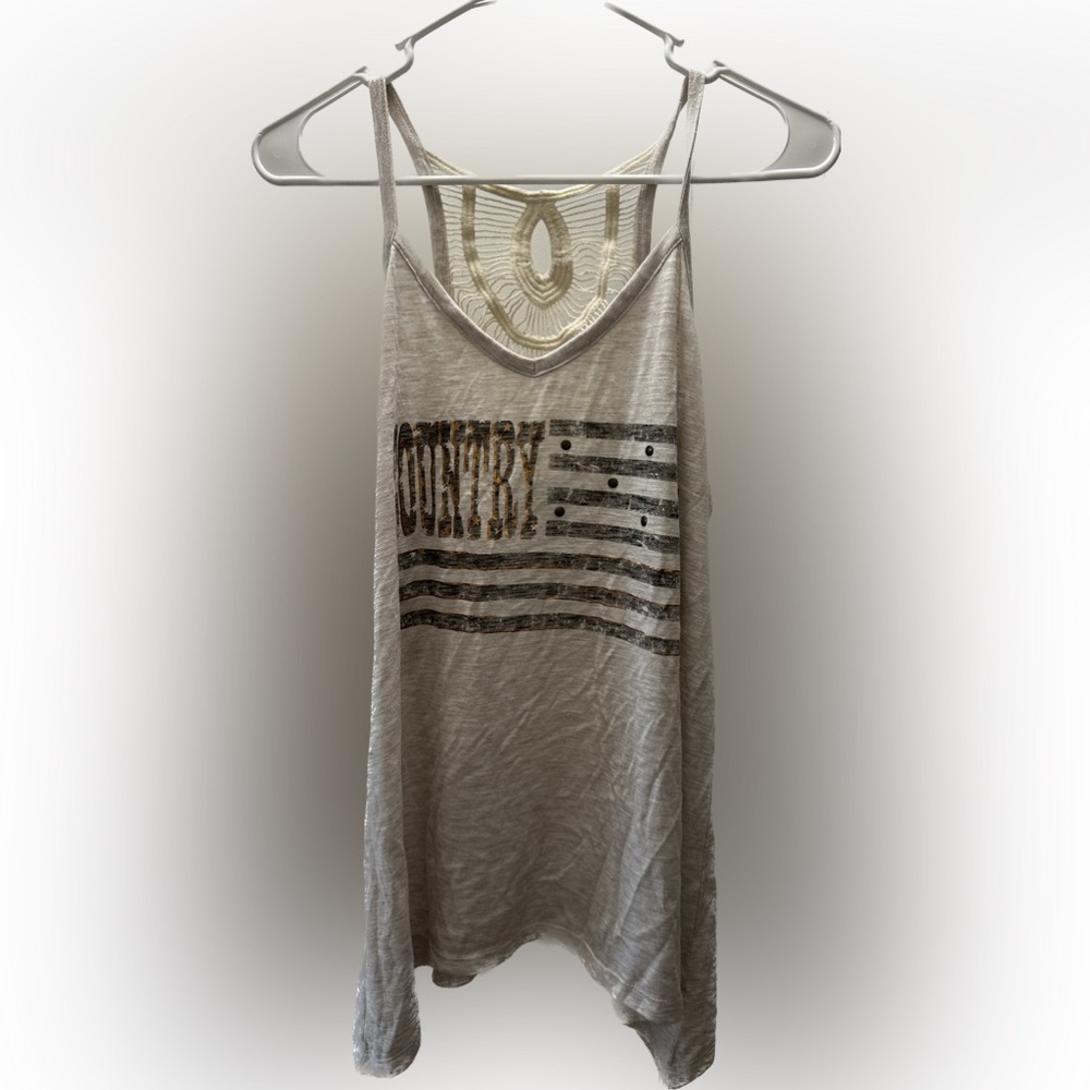 Cream Maurice’s Top- size large